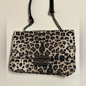 Art Class Leopard Print Purse - EUC